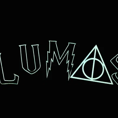 Lumos / Biểu Tượng Tử Thần trang trí tường (Harry Potter)