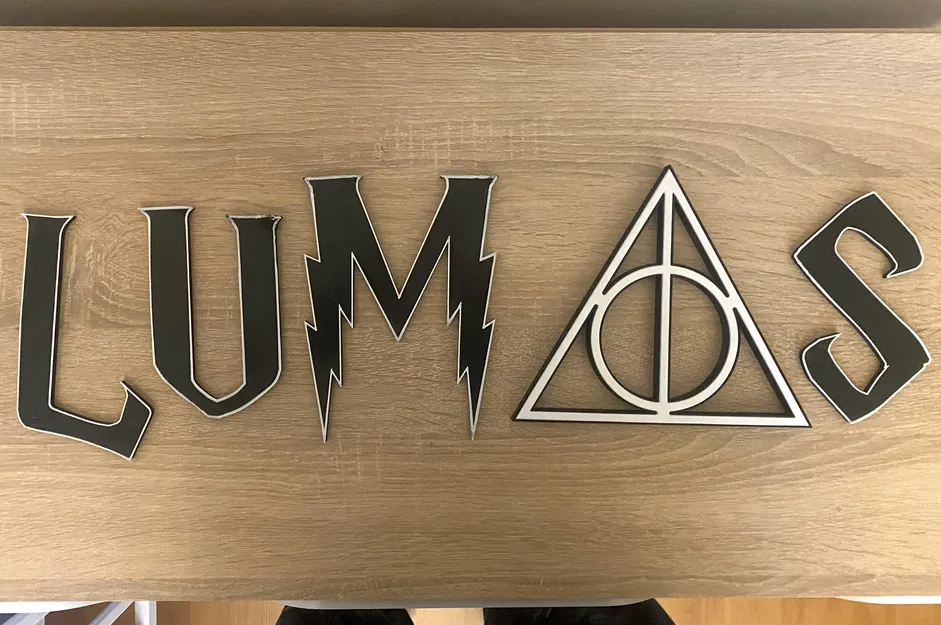 Lumos / Biểu Tượng Tử Thần trang trí tường (Harry Potter) - Image 2