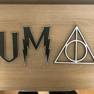 Lumos / Biểu Tượng Tử Thần trang trí tường (Harry Potter)