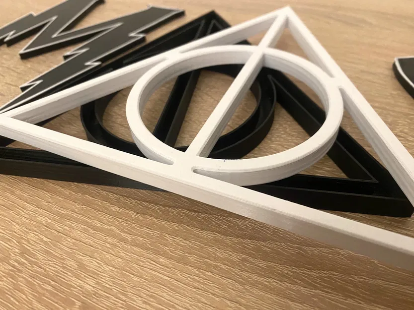 Lumos / Biểu Tượng Tử Thần trang trí tường (Harry Potter) - Image 3