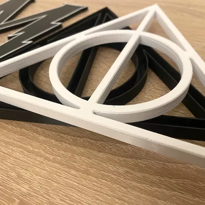 Lumos / Biểu Tượng Tử Thần trang trí tường (Harry Potter)