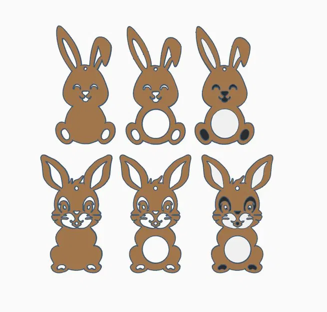 Thỏ / Thỏ Con để treo - Image 1