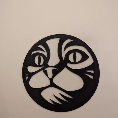 Tranh treo tường - Mặt mèo