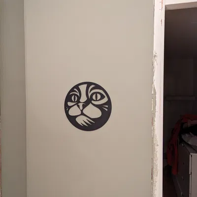 Tranh treo tường - Mặt mèo