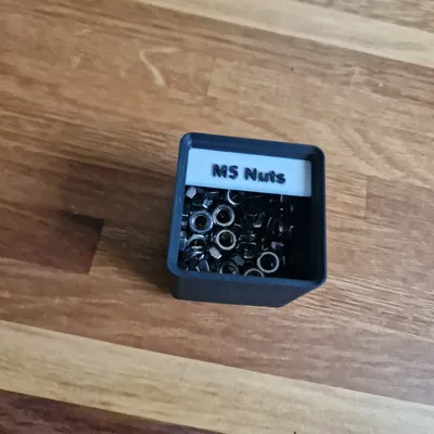 Khay Gridfinity M5 6U Có Nhãn