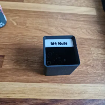 Hộp Gridfinity Dán Nhãn M4 6U