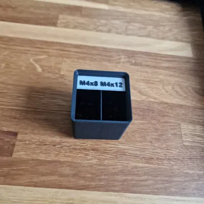 Hộp Gridfinity Dán Nhãn M4 6U