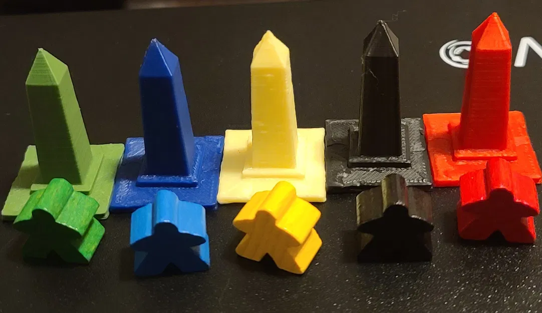 Obelisk Meeple cho Carcassonne - Image 1