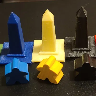 Obelisk Meeple cho Carcassonne