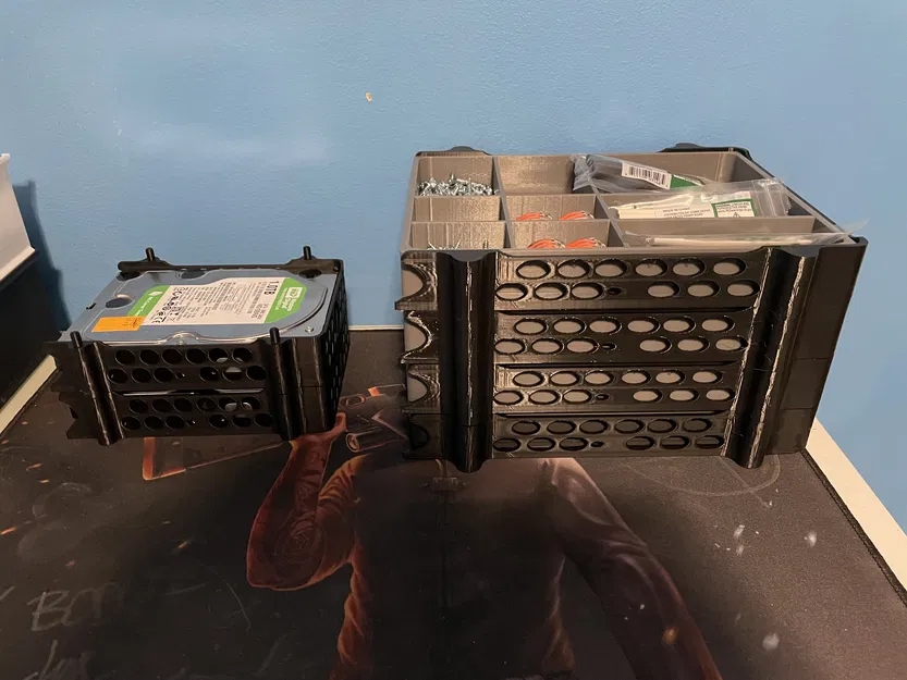 Khay Đựng Đồ Văn Phòng / Ốc Vít / Bu Lông / Trông Giống HDD Caddy - Image 6