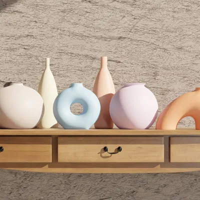 Chậu Hoa Phong Cách Bắc Âu - Trang Trí Nhà Cửa