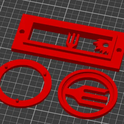 Miếng Bịt Lỗ Carbon Cho Vỏ Thùng Salad Fork Printers For Ants