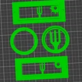 Miếng Bịt Lỗ Carbon Cho Vỏ Thùng Salad Fork Printers For Ants - Thumbnail 2