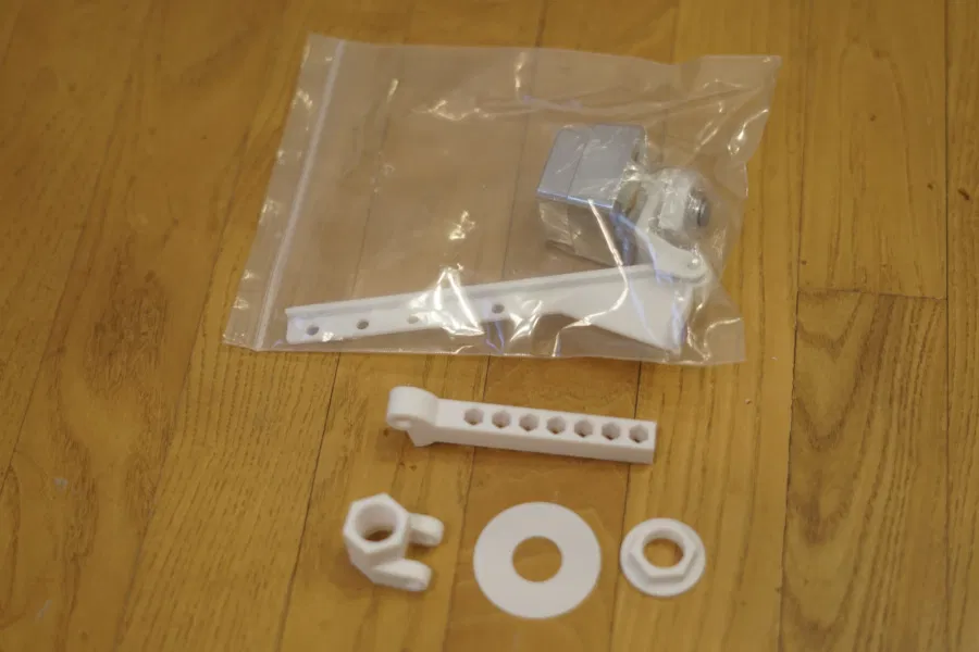 Cần gạt nhấn nút xả bồn cầu Mansfield Model 48 mạ Crom thay thế - Image 6