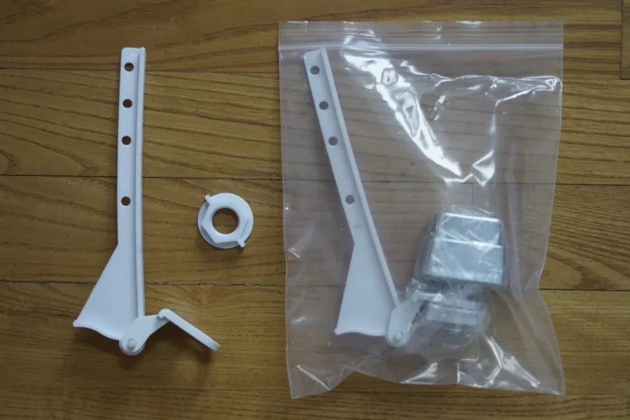 Cần gạt nhấn nút xả bồn cầu Mansfield Model 48 mạ Crom thay thế - Image 7