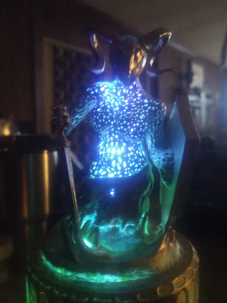 Nữ Thần Thiên Thần Canh Gác Đựng Nến Trà - Image 6