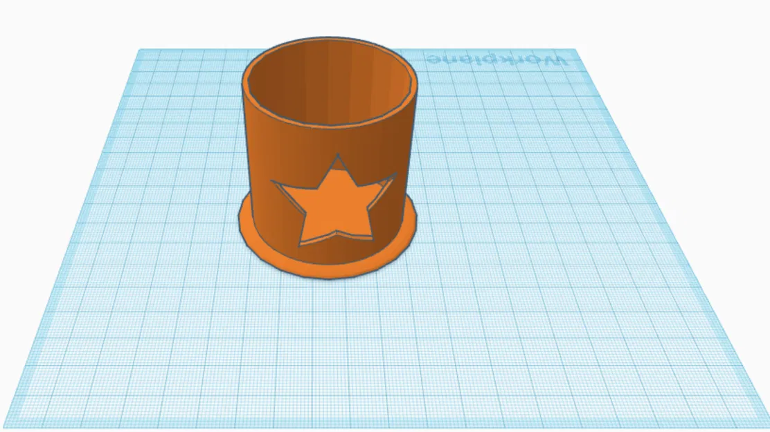 Ống Cắm Bút Hình Ngôi Sao - Image 1