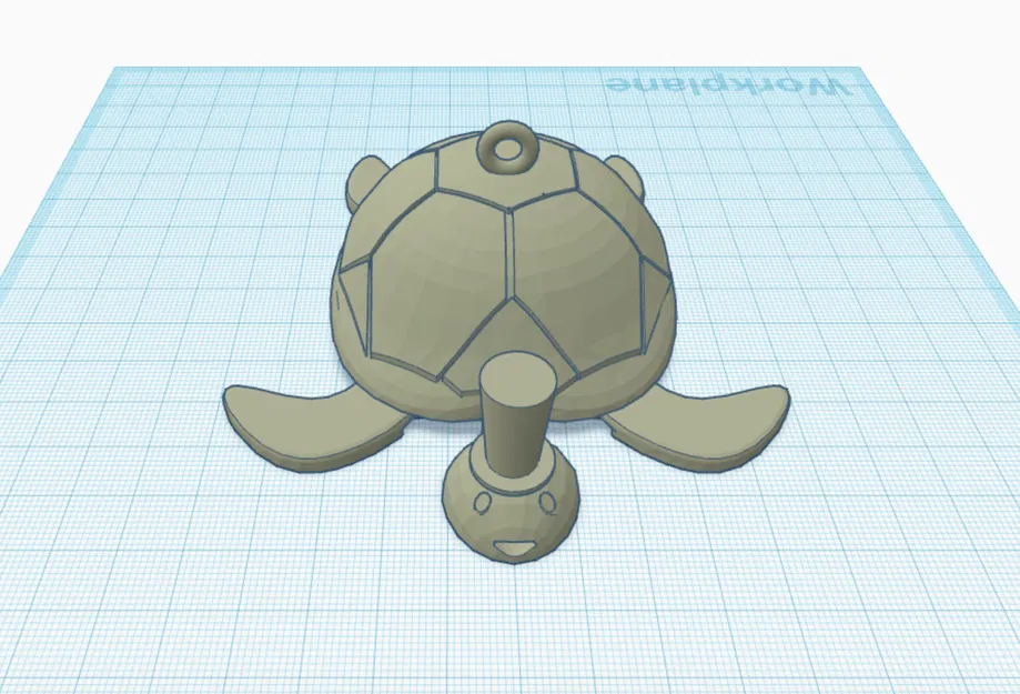 Móc khóa Rùa Đội Nón Sang Chảnh - Image 1