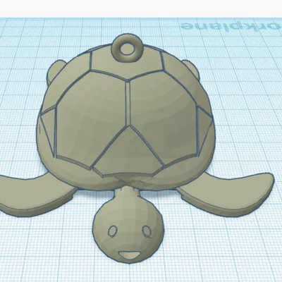 Móc Khóa Hình Rùa Dễ Thương