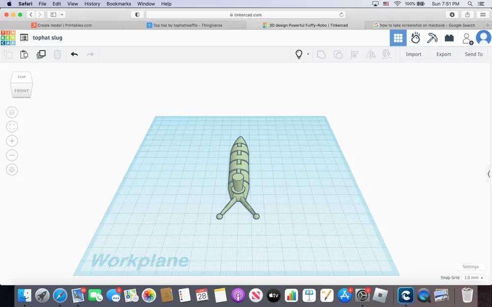 Mô Hình Sên Sang Chảnh Đội Nón - Image 1