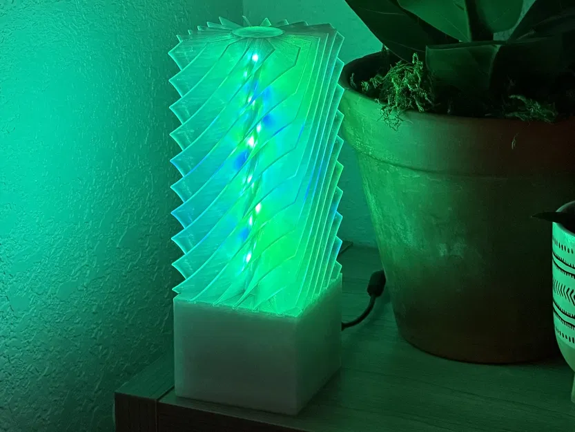 Đèn LED Vuông Xoắn Ốc - Image 1