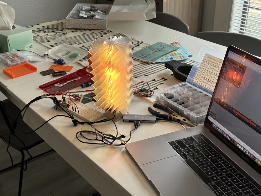 Đèn LED Vuông Xoắn Ốc - Image 3