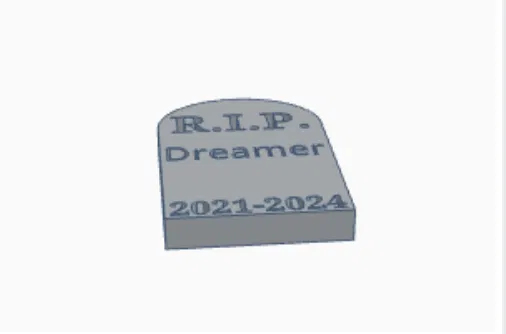 Mộ bia "R.I.P." dành cho Flashforge Dreamer - Image 1