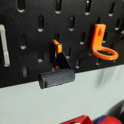 Giá đỡ cuộn dây thiếc hàn cho bảng ghim IKEA Skadis