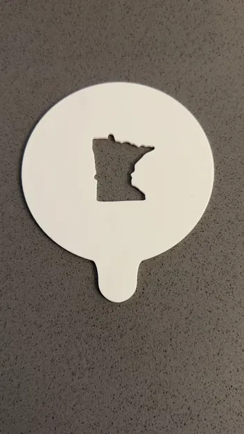 Khuôn Xăm Cà Phê Hình Bang Minnesota - Image 1