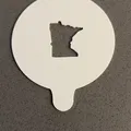 Khuôn Xăm Cà Phê Hình Bang Minnesota - Thumbnail 1
