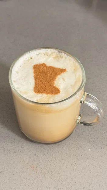 Khuôn Xăm Cà Phê Hình Bang Minnesota - Image 2