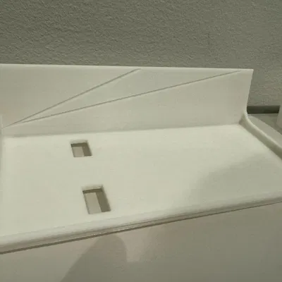 Kệ treo tường trưng bày xe mô hình tỉ lệ 1:43 dùng miếng dán 3M