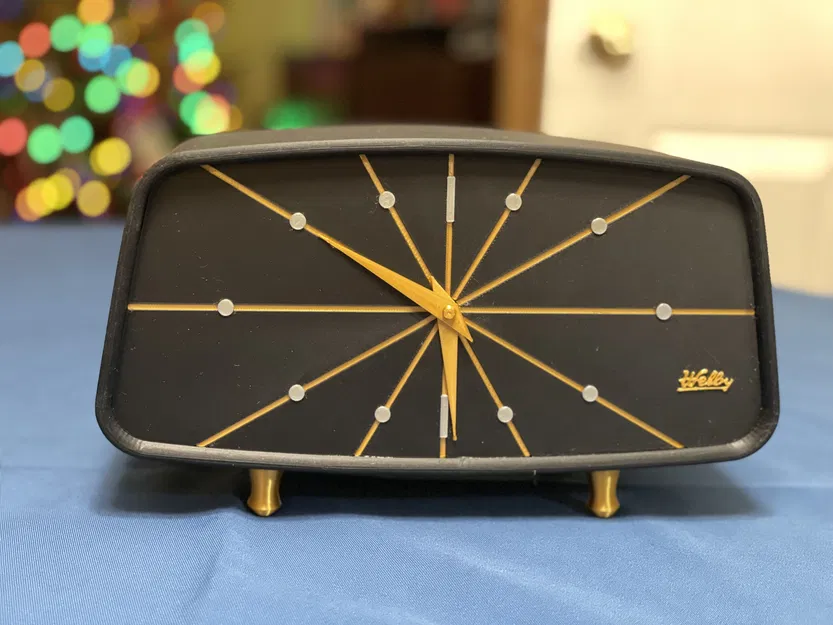 Đồng Hồ Treo Tường Welby Phong Cách Trung Niên - Mặt Đơn Giản Remix MMU/AMS - Image 1