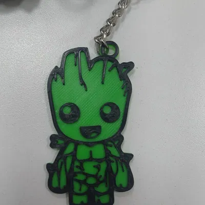 Móc Khóa Baby Groot Dễ Thương