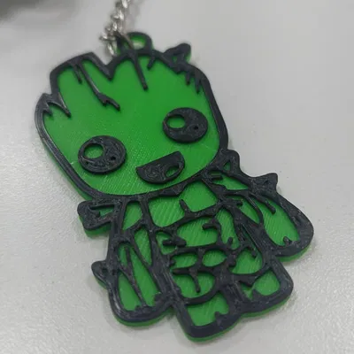 Móc Khóa Baby Groot Dễ Thương