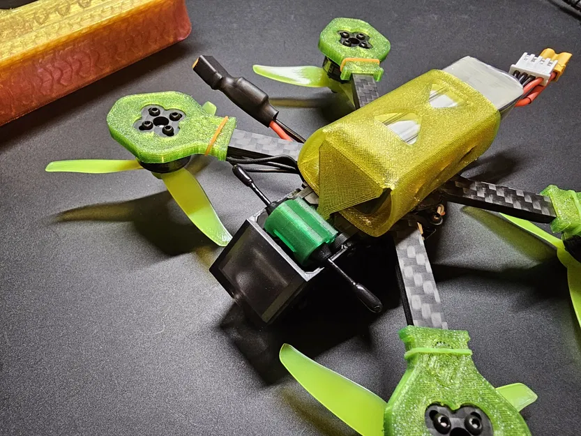 Giá đỡ Tiny Trainer v2 Radiomaster RP1 RX và Ăng-ten T - Image 1