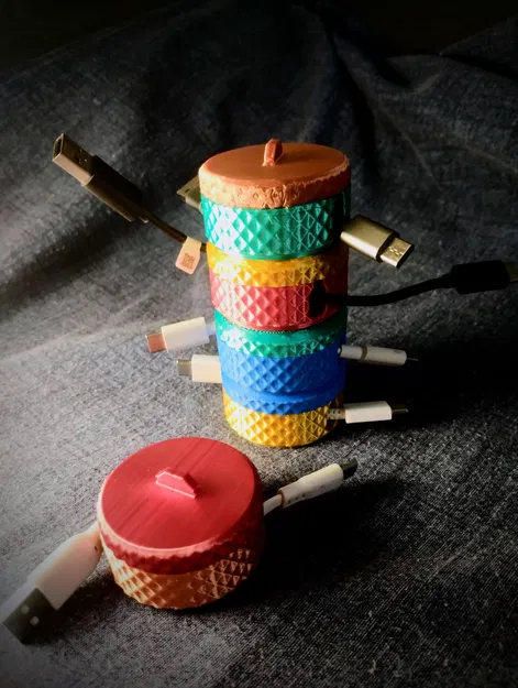 Mod xếp chồng cho bộ tổ chức cáp sạc phiên bản thứ 2 - Image 1