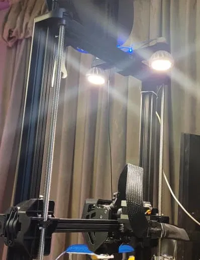 Giá đỡ đèn đôi và dẫn Filament cho Ender3 V3SE, V24 - Image 1