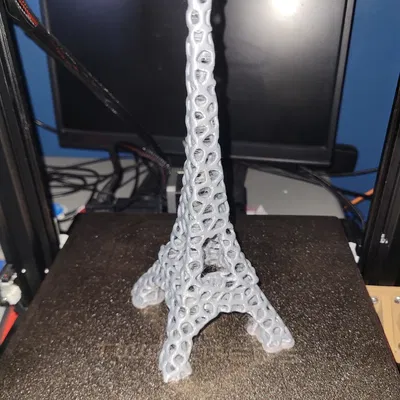 Tháp Eiffel - Họa Tiết Voronoi