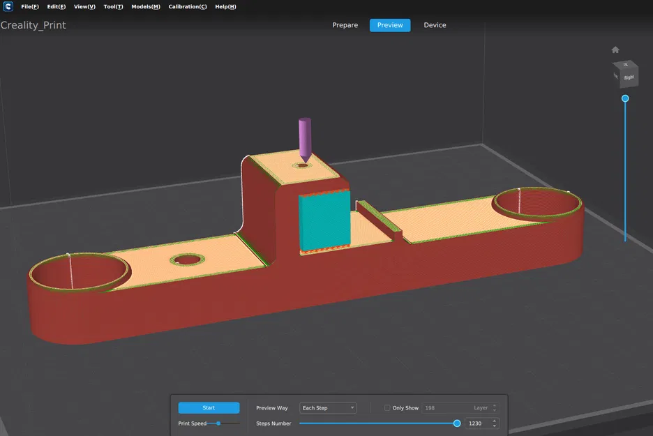 Giá đỡ đèn đôi và dẫn Filament cho Ender3 V3SE, V24 - Image 6