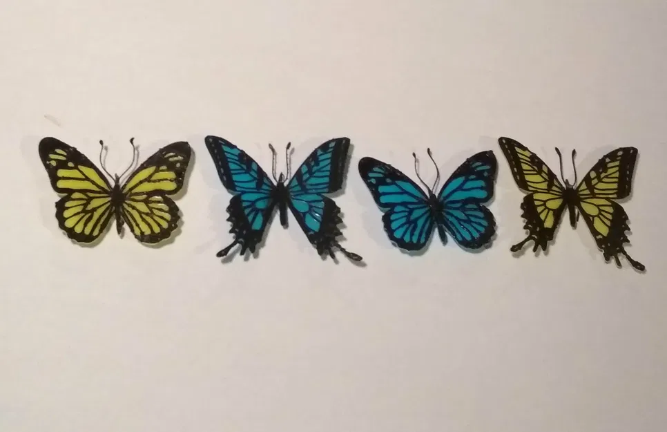 Mô hình Bướm 3D - Trang trí nhà cửa - Image 4
