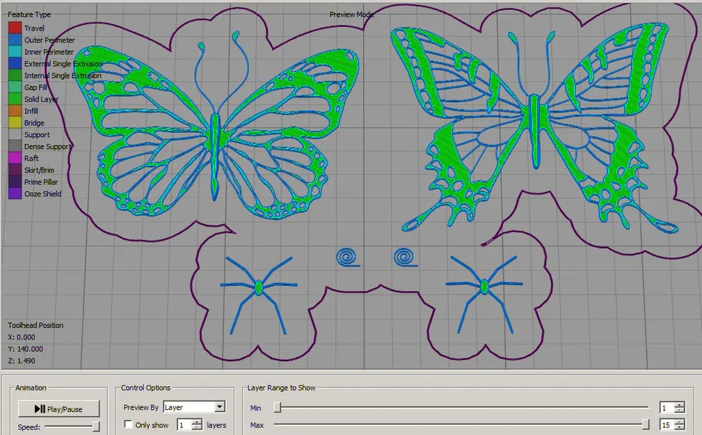 Mô hình Bướm 3D - Trang trí nhà cửa - Image 5