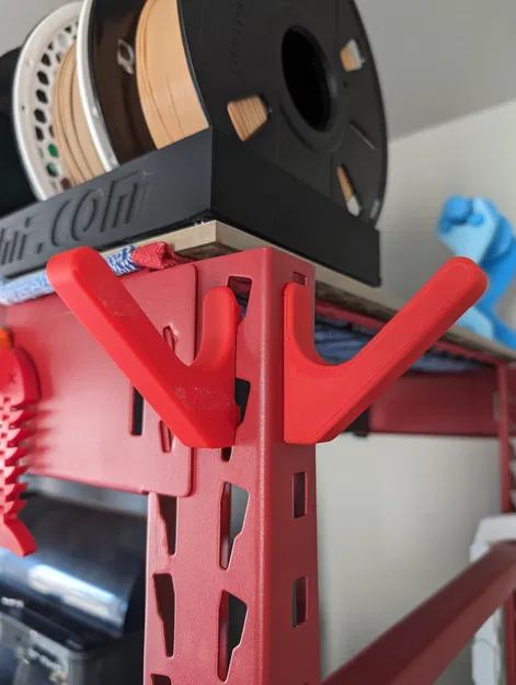 Móc Treo Cho Kệ Nặng Đỏ Của Home Depot - Image 3