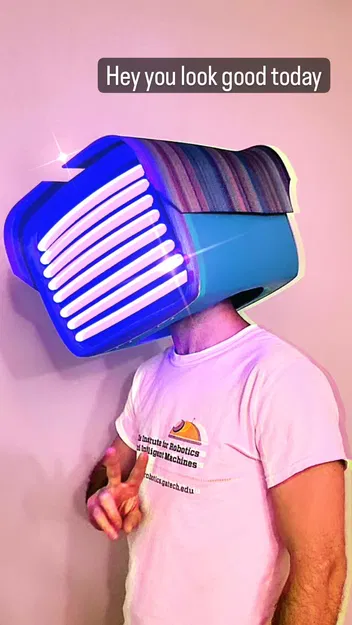 Mô hình ATLTVHEAD - Đầu TV 3D - Image 2