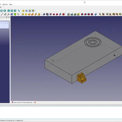 Giá đỡ gắn bộ nguồn Meanwell RSP-320 (Treo trần) cho vít gỗ M5 (cấy chìm)
