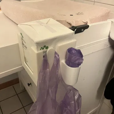 Giá Đỡ Khăn Ướt Khô và Túi Tã Cho Bàn Thay Đồ Sundvik