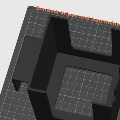 Giá Đỡ Khăn Ướt Khô và Túi Tã Cho Bàn Thay Đồ Sundvik