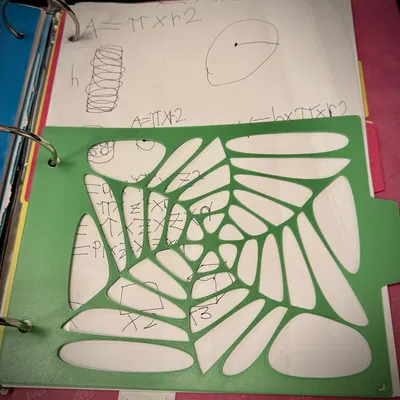 Vách ngăn 3 lỗ họa tiết Voronoi, Penrose và hơn thế nữa