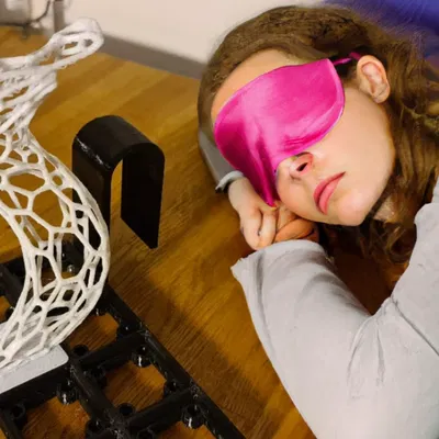 Móc giữ mặt nạ ngủ Họa tiết Voronoi cho Gridfinity