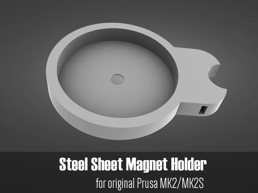 Bộ Giữ Nam Châm Tấm Thép cho Prusa MK2 MK2S Nguyên Bản - Image 1